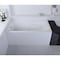 Aqua Eden Alcove Bathtubs, 54 L, 30 W, White, Acrylic VTAP543023L - alternate 2